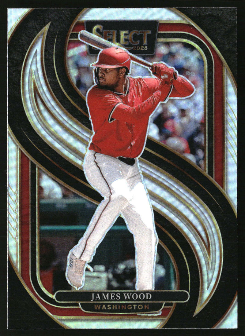 James Wood 2025 Panini Select #172 Silver Prizms