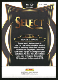 Frank Thomas 2025 Panini Select #100 Silver Prizms