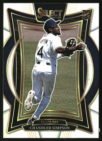 Chandler Simpson 2025 Panini Select #65 Silver Prizms