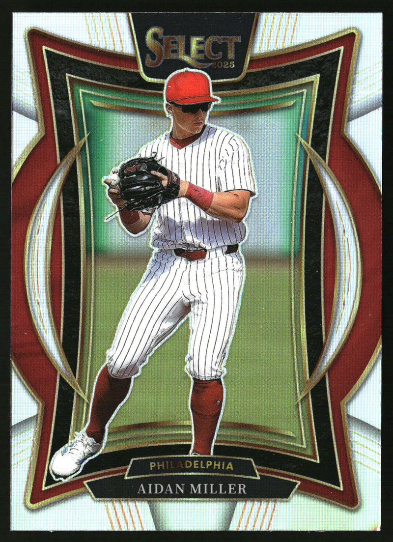 Aidan Miller 2025 Panini Select #23 Silver Prizms