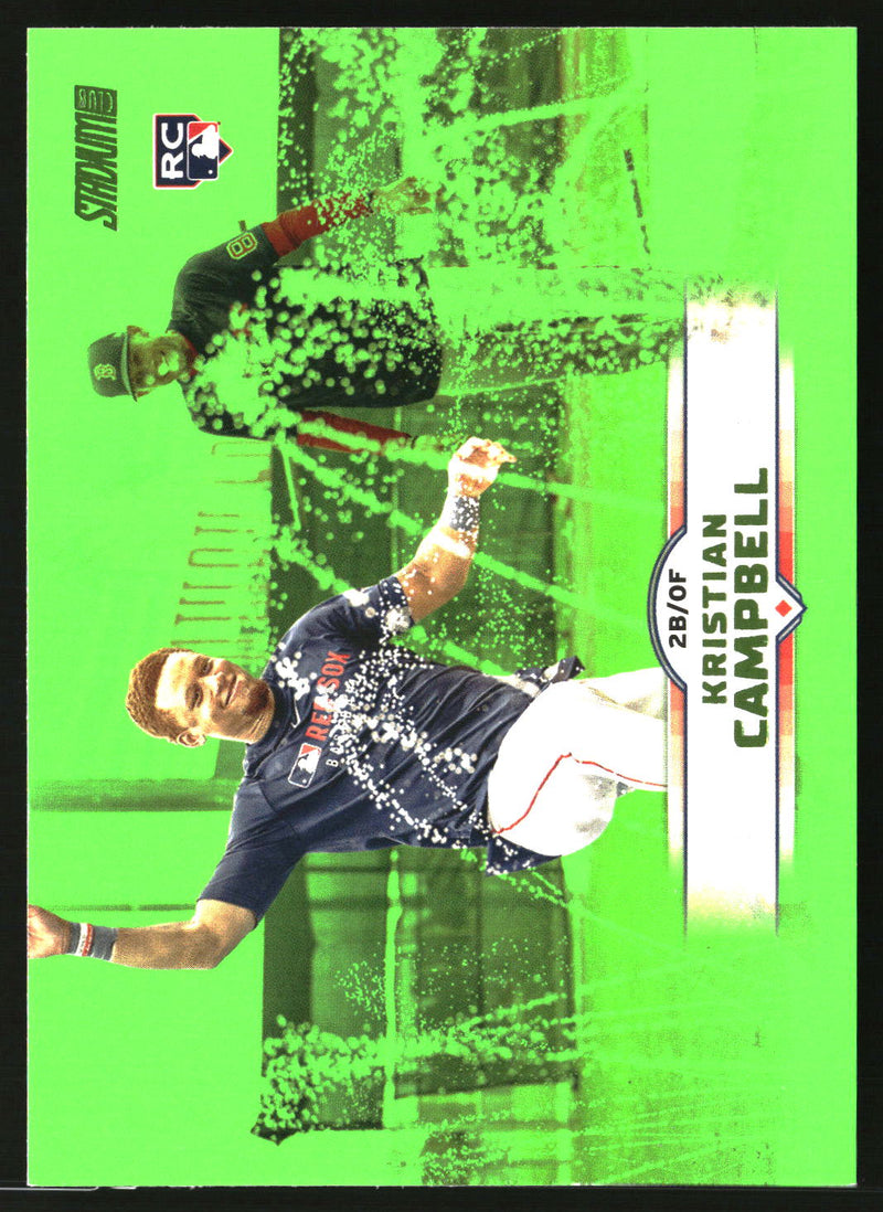 Kristian Campbell 2025 Stadium Club #34 Lime Green RC