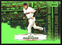 Kyle Manzardo 2025 Stadium Club #82 Lime Green