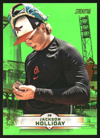 Jackson Holliday 2025 Stadium Club #73 Lime Green
