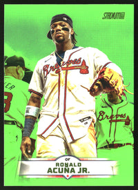 Ronald Acuña Jr. 2025 Stadium Club #4 Lime Green