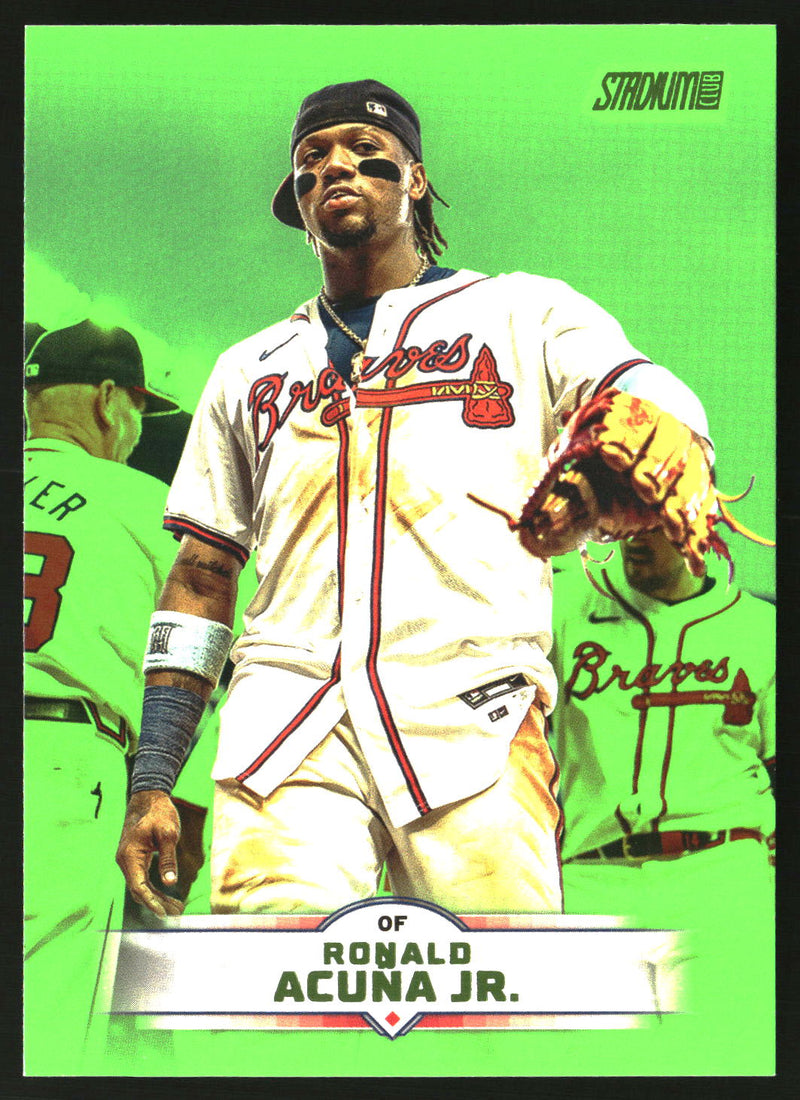 Ronald Acuña Jr. 2025 Stadium Club #4 Lime Green