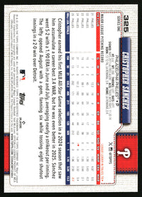 Cristopher Sánchez 2026 Topps #325 Spring Training