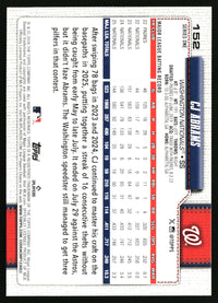 CJ Abrams 2026 Topps #152 Spring Training
