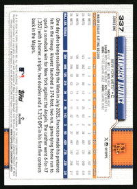 Francisco Alvarez 2026 Topps #337 Spring Training