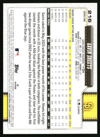 Gavin Sheets 2026 Topps #216 Spring Training