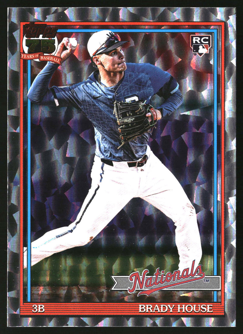 Brady House 2026 Topps #T91-41 1991 Baseball 35th Anniversary Crackle Foil