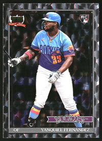 Yanquiel Fernandez 2026 Topps #T91-61 1991 35th Anniversary Crackle Foil
