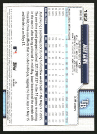 Josh Lowe 2026 Topps #183 Confetti