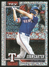 Evan Carter 2026 Topps #110 Confetti