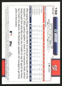 CJ Abrams 2026 Topps #152 Confetti