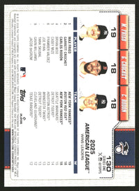 American League Leaders Wins 2026 Topps #130 Confetti