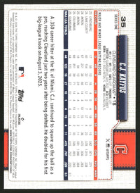 C.J. Kayfus 2026 Topps #35 Confetti