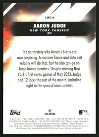 Aaron Judge 2024 Topps Update #LHC-8 Let Him Cook Black SN