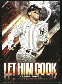 Aaron Judge 2024 Topps Update #LHC-8 Let Him Cook Black SN
