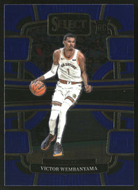 Victor Wembanyama 2023-24 Panini Select #87 Blue (Retail Base) RC