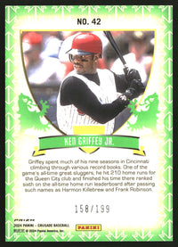 Ken Griffey Jr. 2024 Panini Crusade #42 Crusade Teal SN