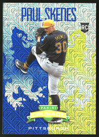 Paul Skenes 2024 Panini Crusade #84 Crusade Blue Mojo