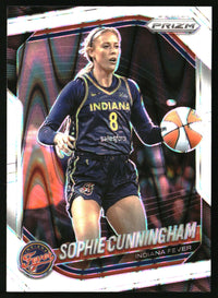 Sophie Cunningham 2025 Panini Prizm WNBA #63 White Seismic Prizms