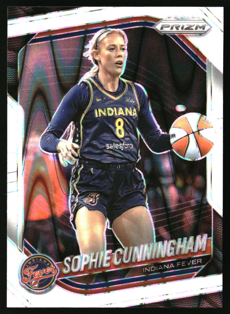 Sophie Cunningham 2025 Panini Prizm WNBA #63 White Seismic Prizms
