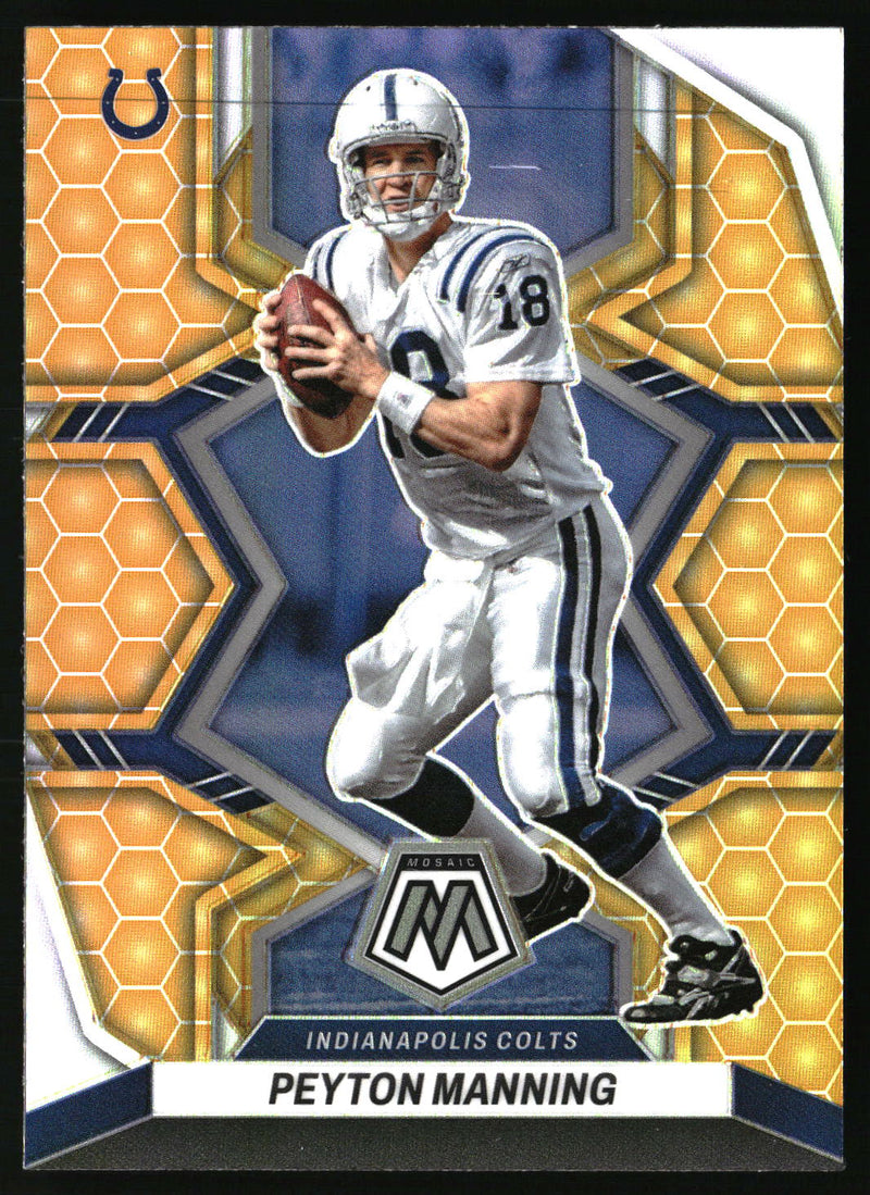 Peyton Manning 2022 Panini Mosaic #87 Honeycomb