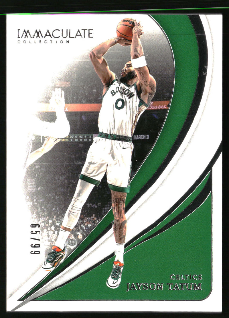 Jayson Tatum 2023-24 Panini Immaculate Collection #85 SN