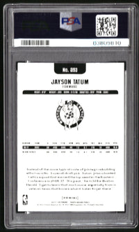 Jayson Tatum #253 2017 Panini Hoops PSA 9