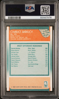 Charles Barkley #129 1988 Fleer PSA 9 All-Star