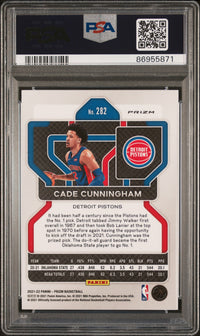 Cade Cunningham #282 2021 Panini Prizm PSA 9 Red/White/Blue Prizm