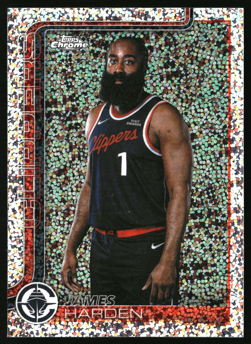 James Harden 2025-26 Topps Chrome Update #33 Image Variation- Speckle