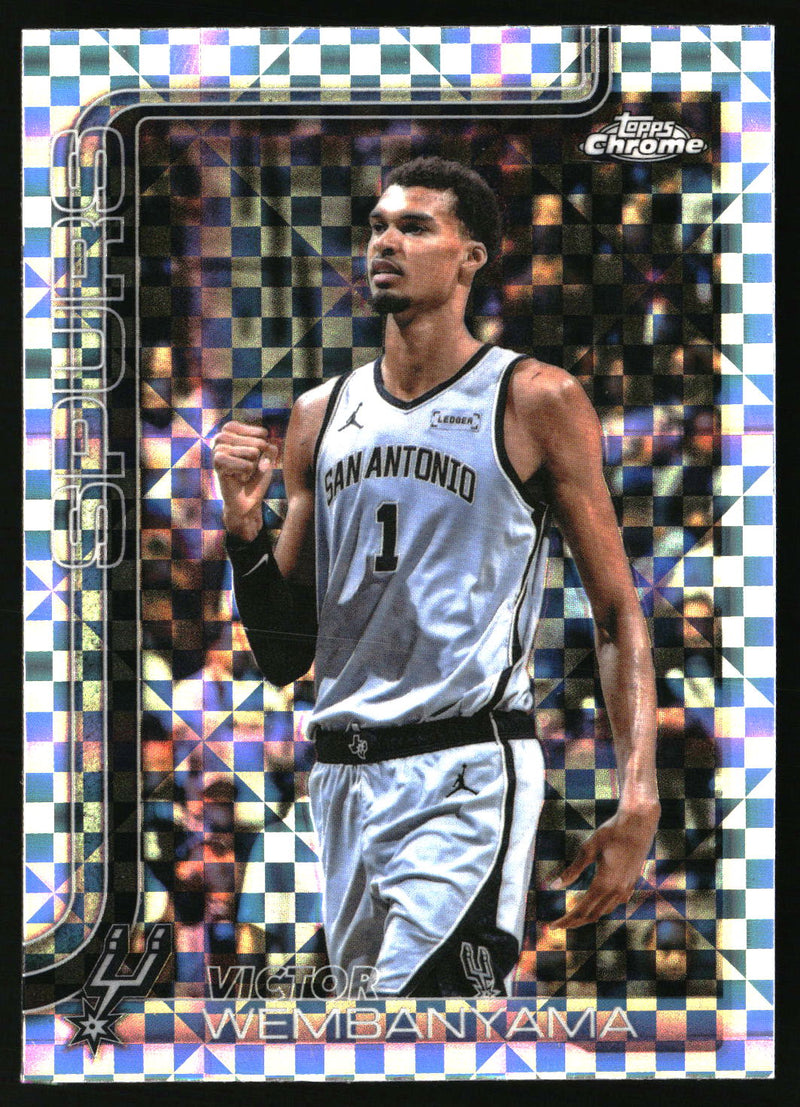 Victor Wembanyama 2025-26 Topps Chrome Update #22 X-Fractor
