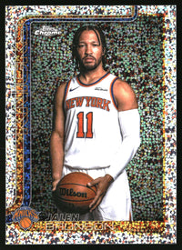 Jalen Brunson 2025-26 Topps Chrome Update #20 Image Variation- Speckle