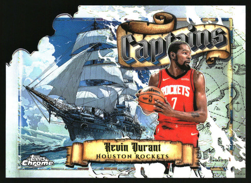 Kevin Durant 2025-26 Topps Chrome Update #SC-9 Captains