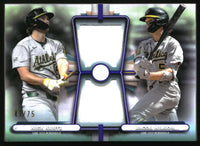 Jacob Wilson / Nick Kurtz 2026 Topps Tribute #DR-KW Dual Relics Purple SN, MEM