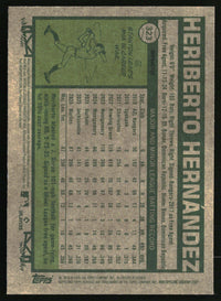 Heriberto Hernández 2026 Topps Heritage #323 Chrome Refractors RC