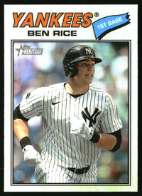 Ben Rice 2026 Topps Heritage #189 Chrome Refractors