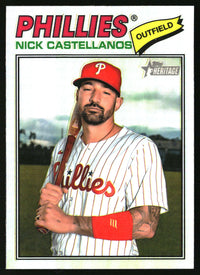 Nick Castellanos 2026 Topps Heritage #363 Chrome Refractors