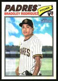 Bradgley Rodriguez 2026 Topps Heritage #148 Chrome Refractors RC