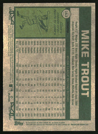 Mike Trout 2026 Topps Heritage #163 Chrome Refractors