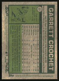 Garrett Crochet 2026 Topps Heritage #23 Chrome Refractors