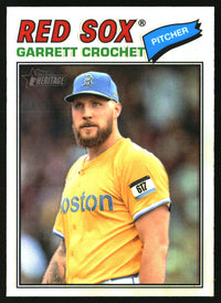 Garrett Crochet 2026 Topps Heritage #23 Chrome Refractors