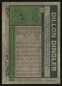 Dillon Dingler 2026 Topps Heritage #73 Chrome Refractors