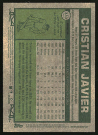 Cristian Javier 2026 Topps Heritage #330 Chrome Refractors