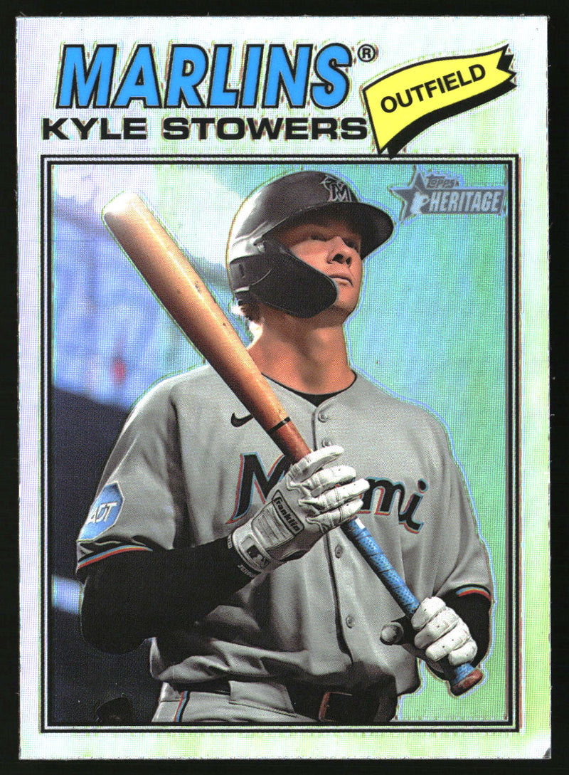 Kyle Stowers 2026 Topps Heritage #395 Chrome Refractors