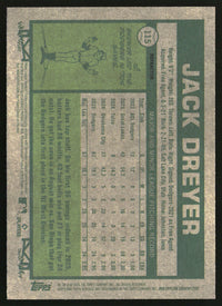 Jack Dreyer 2026 Topps Heritage #115 Chrome Refractors
