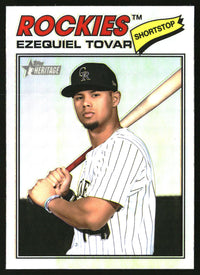 Ezequiel Tovar 2026 Topps Heritage #179 Chrome Refractors