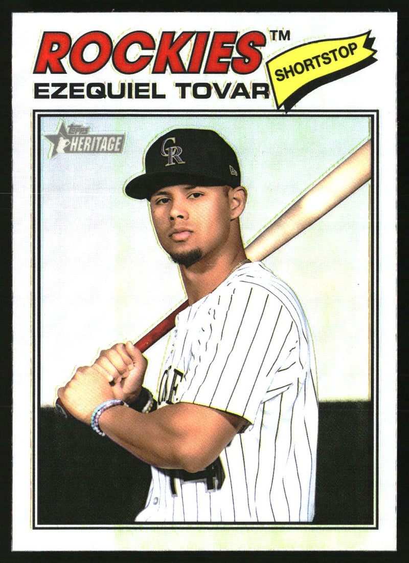 Ezequiel Tovar 2026 Topps Heritage #179 Chrome Refractors